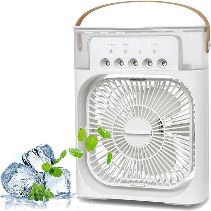 Simplict™ Portable Air Cooler Fan | USB Cooling + Humidifier + LED Night Light ❄️